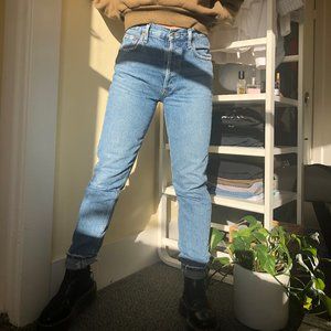 AGOLDE Jamie High Rise Classic Jeans (In Passenger